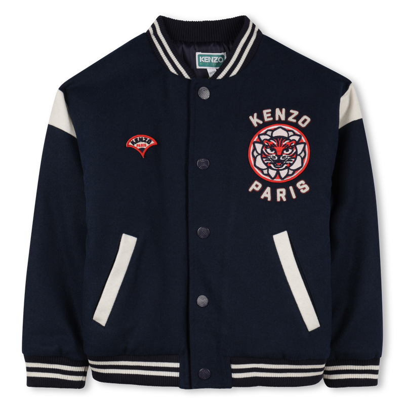 Embroidered press-stud jacket KENZO KIDS 
                    BOY
