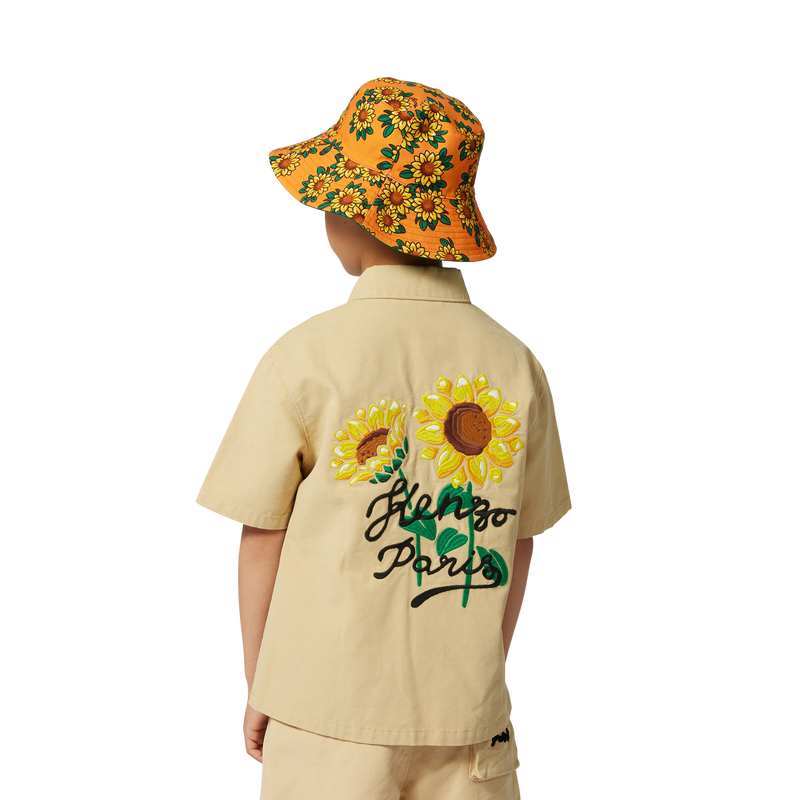 Short-sleeved cotton shirt KENZO KIDS 
                    BOY