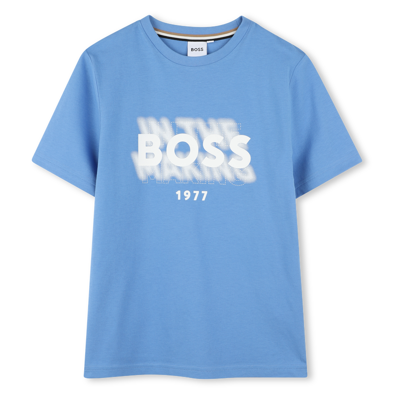 Short-sleeved cotton T-shirt BOSS 
                    BOY