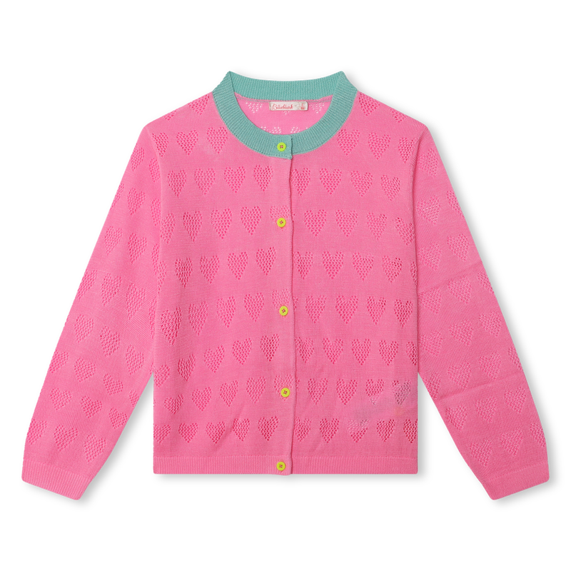 Button-up knitted cardigan BILLIEBLUSH 
                    GIRL