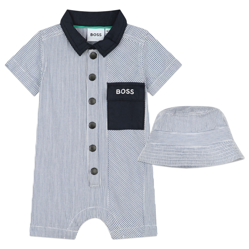 Striped cotton ensemble BOSS 
                    BOY