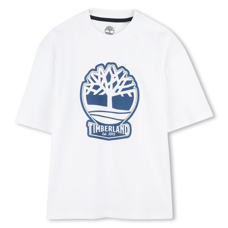 Two-tone T-shirt with logo TIMBERLAND 
                    BOY