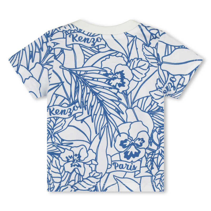 Printed cotton T-shirt KENZO KIDS 
                    BOY