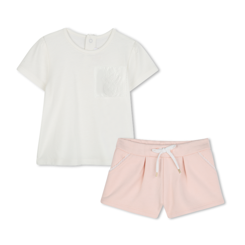 Cotton T-shirt and shorts CHLOE 
                    GIRL