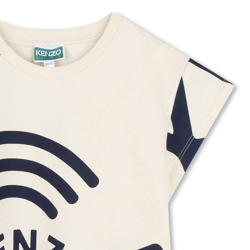 Printed fleece T-shirt KENZO KIDS 
                    GIRL