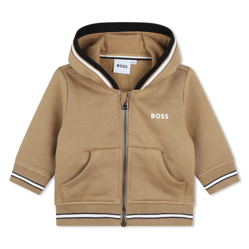 Hooded Fleece Cardigan BOSS 
                    BOY