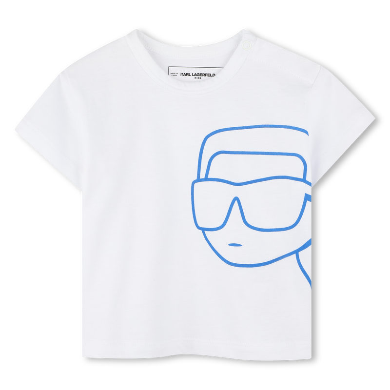 Shorts and T-shirt set KARL LAGERFELD KIDS 
                    BOY