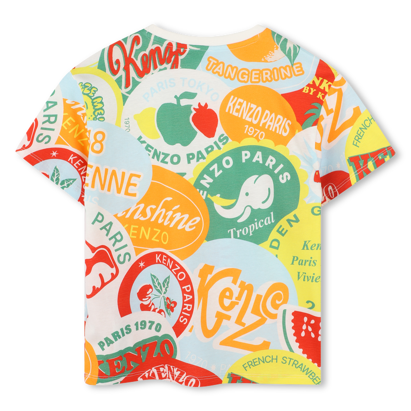 Short-sleeved cotton T-shirt KENZO KIDS 
                    BOY