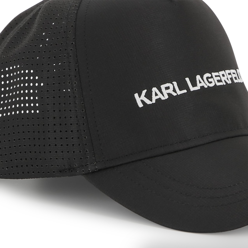 Adjustable embroidered cap KARL LAGERFELD KIDS 
                    BOY