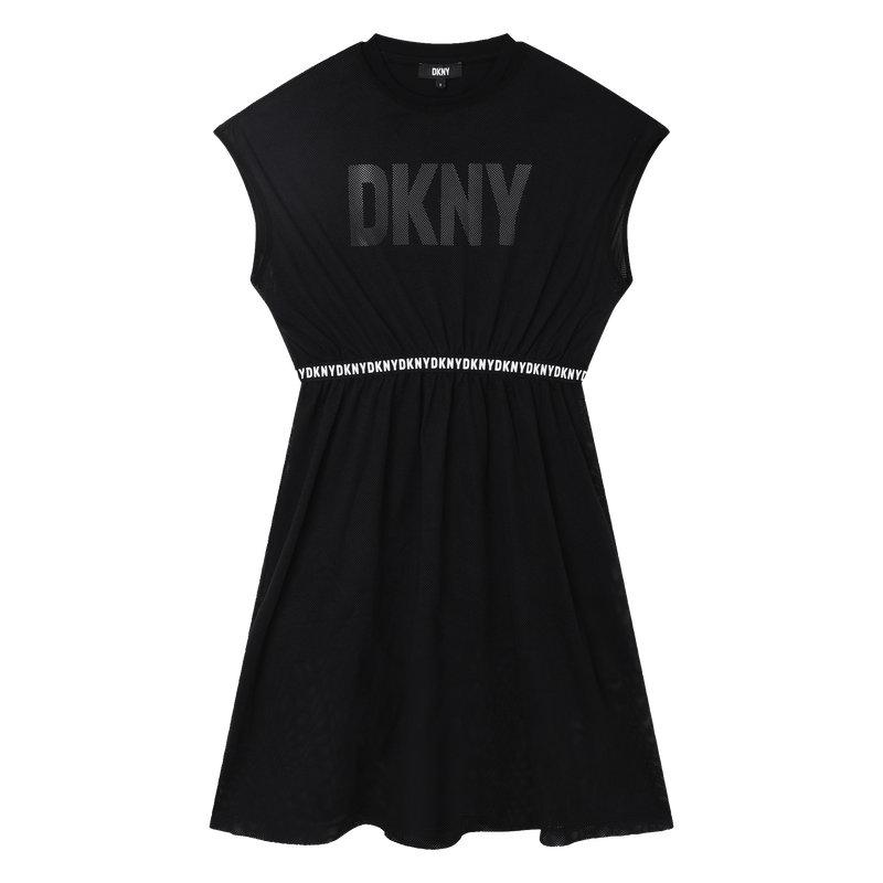 Layered dress with back slit DKNY 
                    GIRL