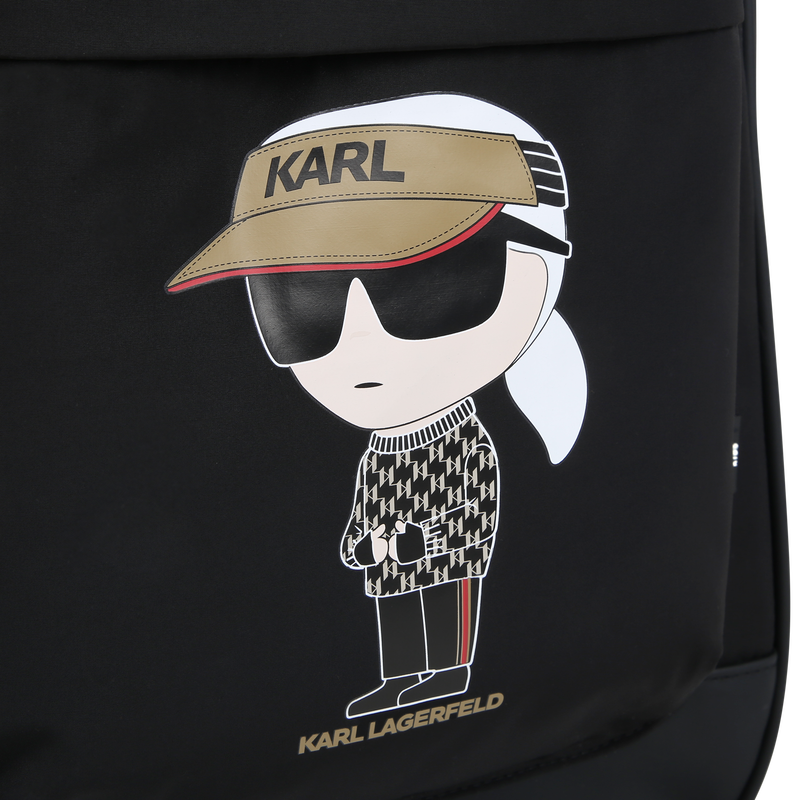 Printed Backpack KARL LAGERFELD KIDS 
                    BOY