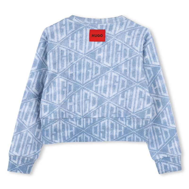 Fleece sweatshirt HUGO 
                    GIRL