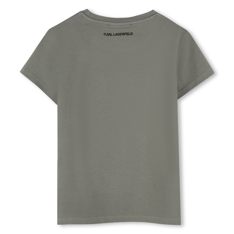 T-shirt with illustrations KARL LAGERFELD KIDS 
                    GIRL