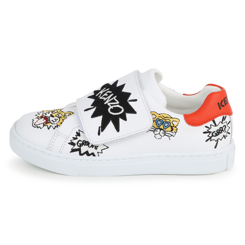 Leather Velcro sneakers KENZO KIDS 
                    UNISEX