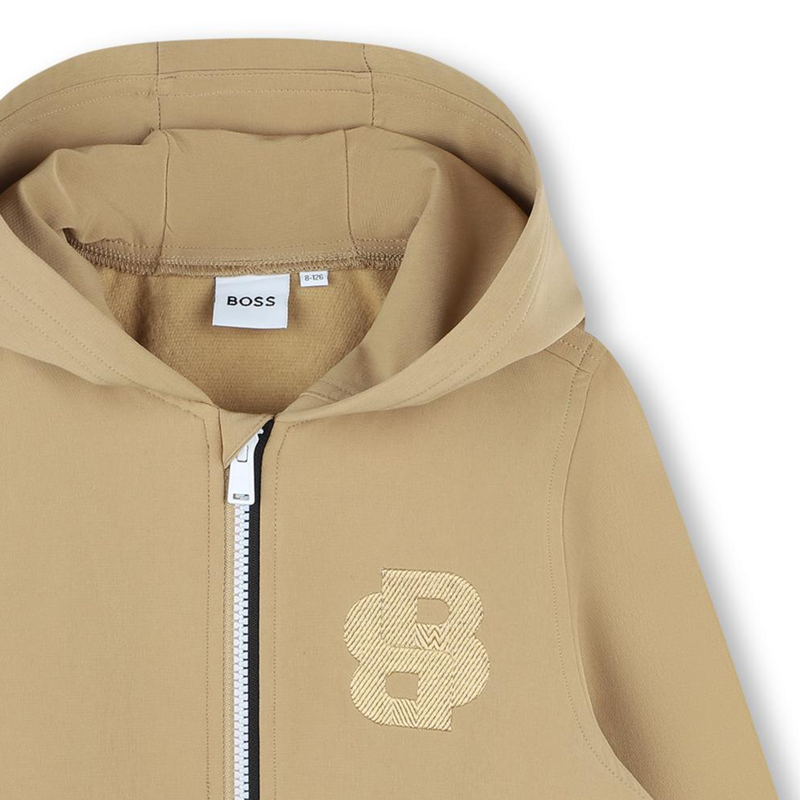 Zipped Hooded Cardigan BOSS 
                    BOY