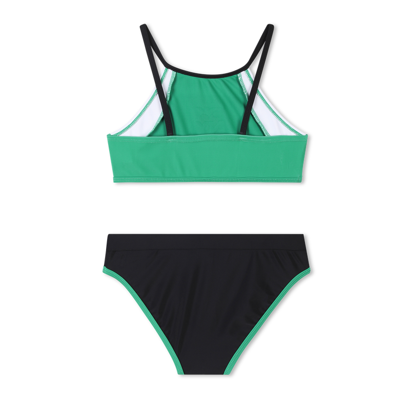 Tricolor two-piece swimsuit DKNY 
                    GIRL
