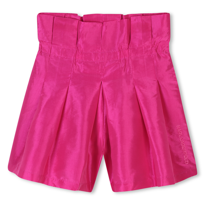 Formal taffeta shorts KARL LAGERFELD KIDS 
                    GIRL