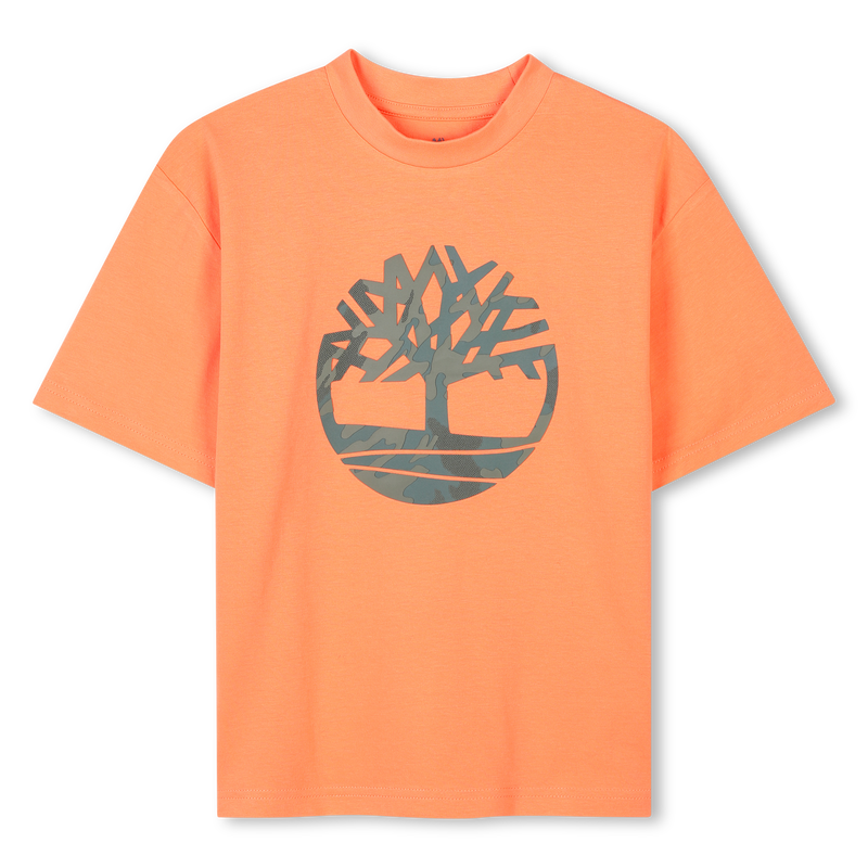 Raised logo print T-shirt TIMBERLAND 
                    BOY