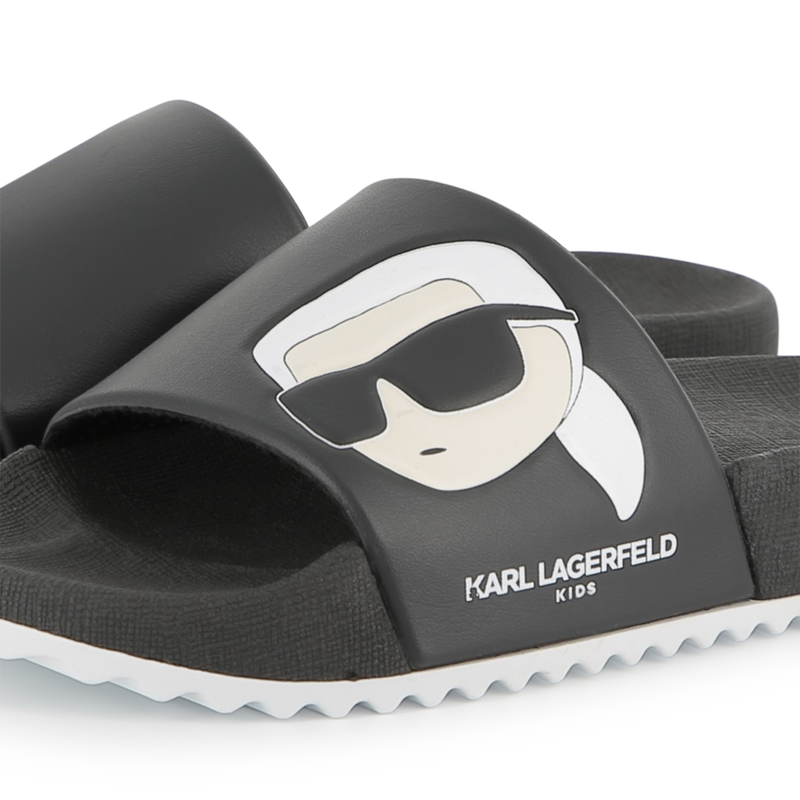 Sliders with design KARL LAGERFELD KIDS 
                    BOY