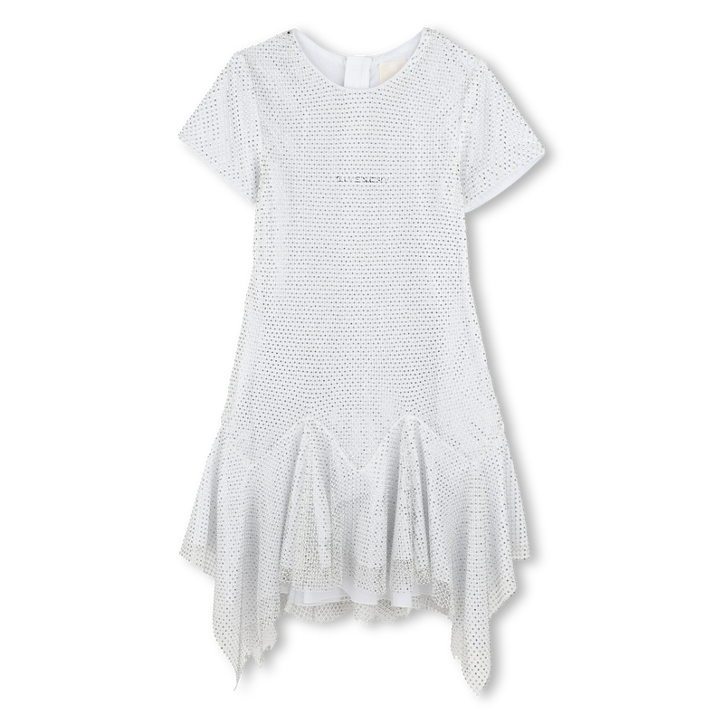 Mesh dress with diamantés GIVENCHY 
                    GIRL