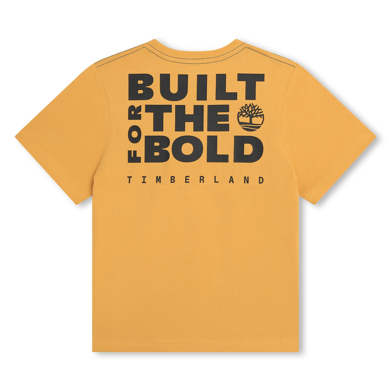 Short-Sleeved Cotton T-Shirt TIMBERLAND 
                    BOY