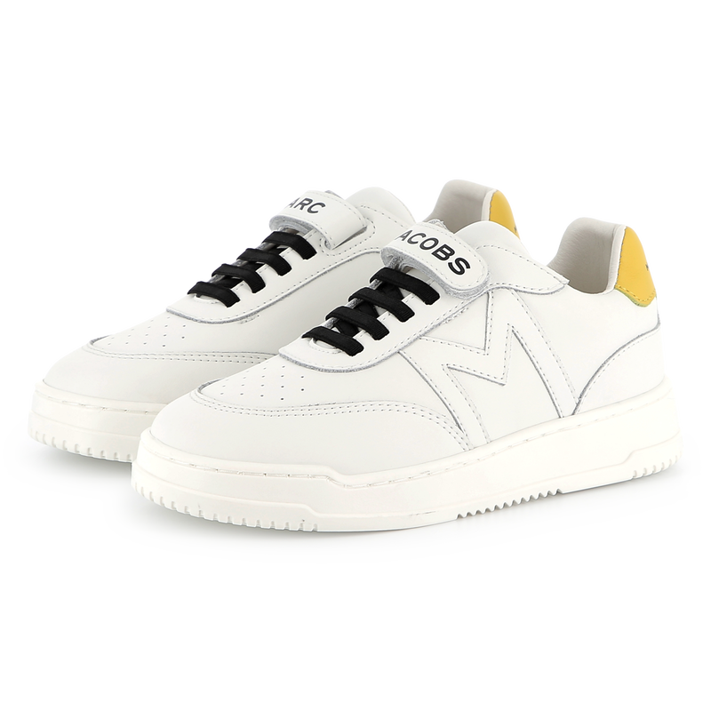 Self-adhesive leather sneakers THE MARC JACOBS 
                    BOY
