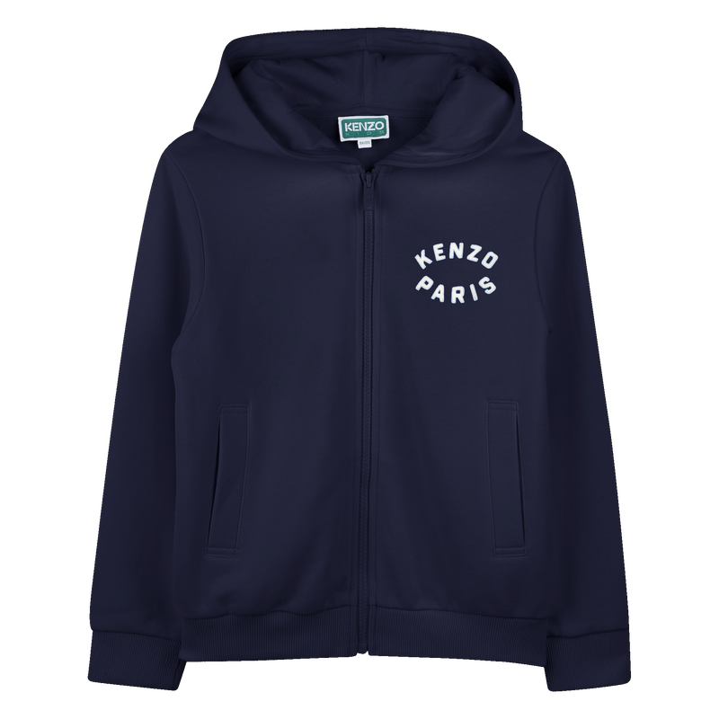 Cotton tracksuit cardigan KENZO KIDS 
                    UNISEX