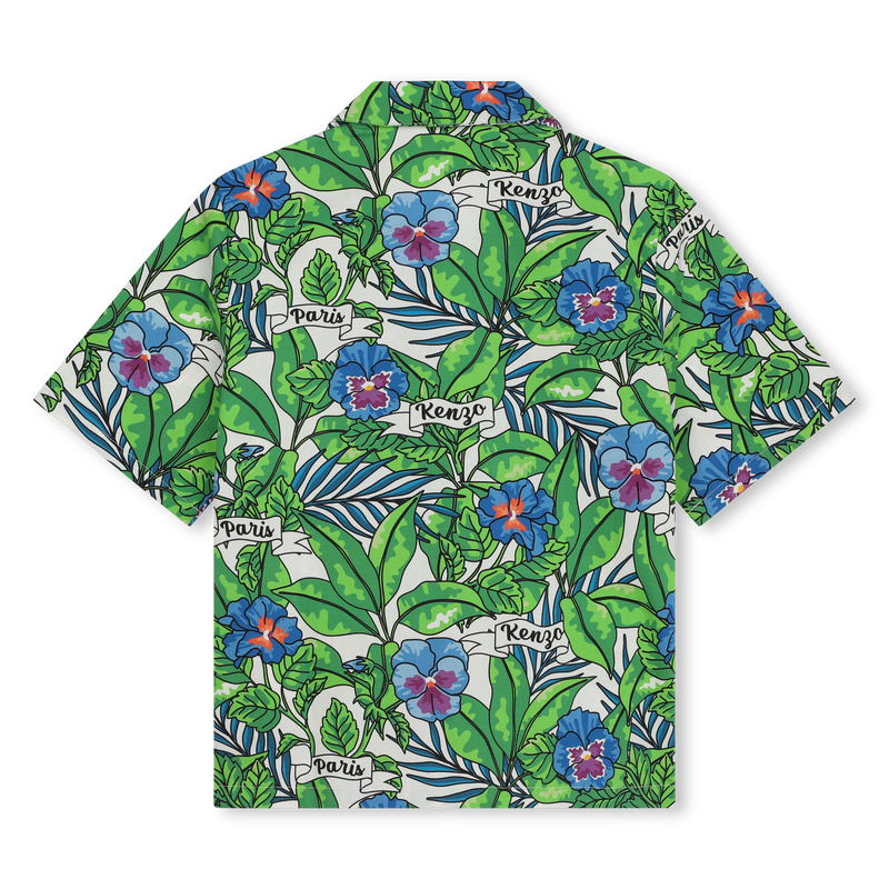 Cotton poplin shirt KENZO KIDS 
                    BOY