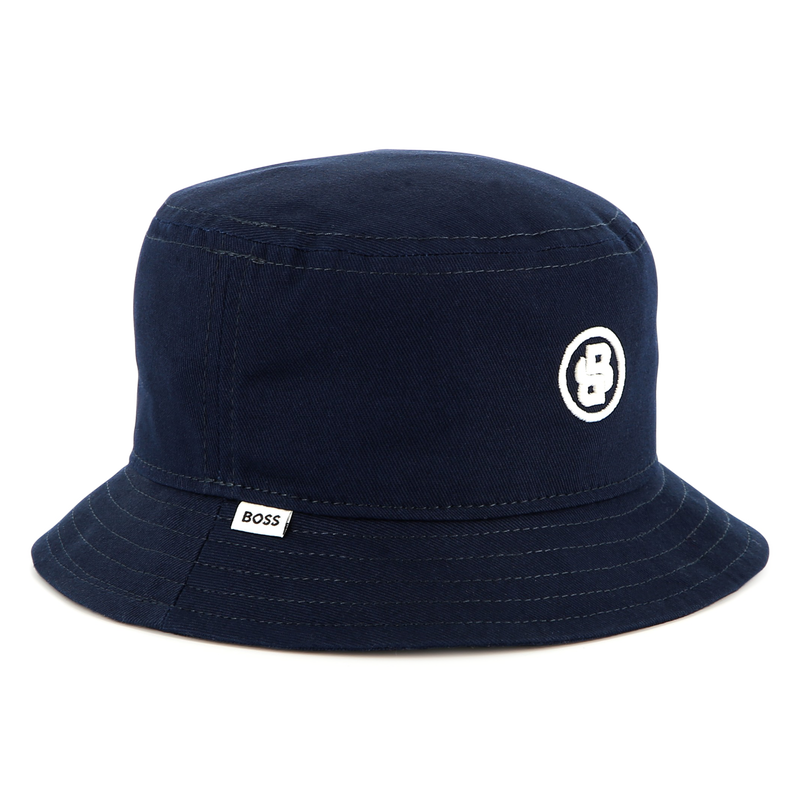 Embroidered cotton bucket hat BOSS 
                    BOY