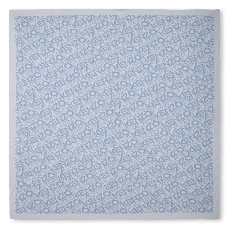 Cotton jacquard blanket KENZO KIDS 
                    UNISEX