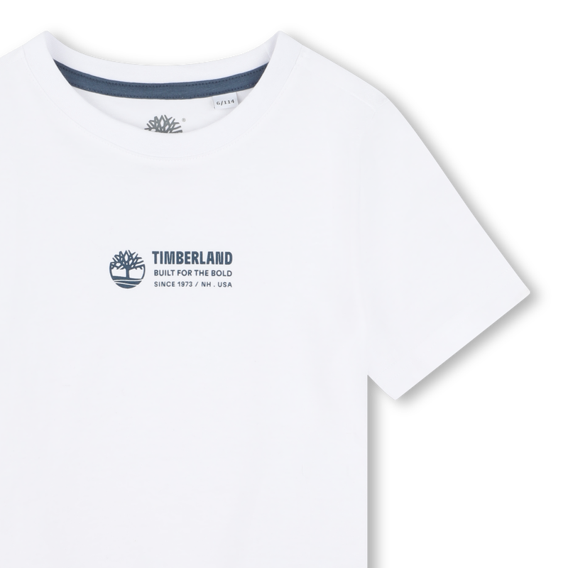 Short-Sleeved Cotton T-Shirt TIMBERLAND 
                    BOY