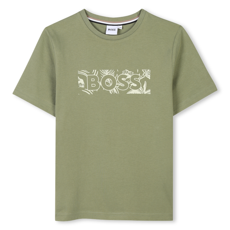 Short-sleeved cotton T-shirt BOSS 
                    BOY