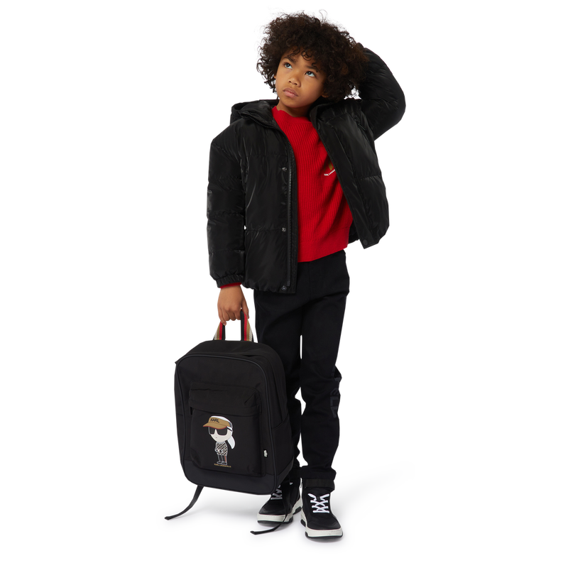 Printed Backpack KARL LAGERFELD KIDS 
                    BOY