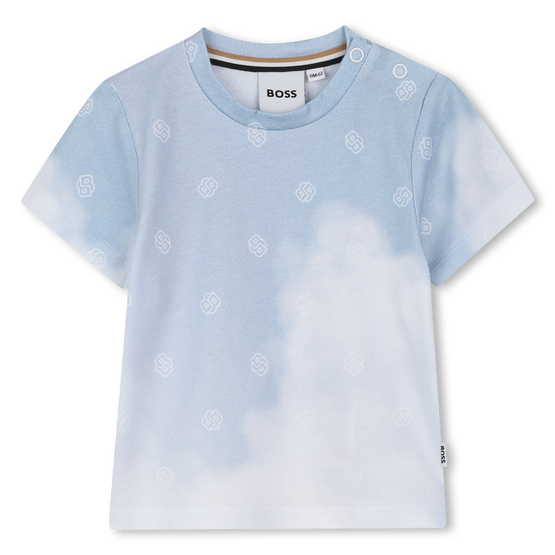 Short-sleeved cotton T-shirt BOSS 
                    BOY