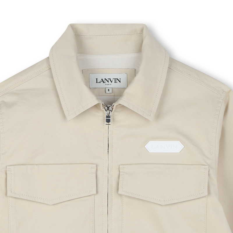 Embroidered cotton jacket LANVIN 
                    BOY