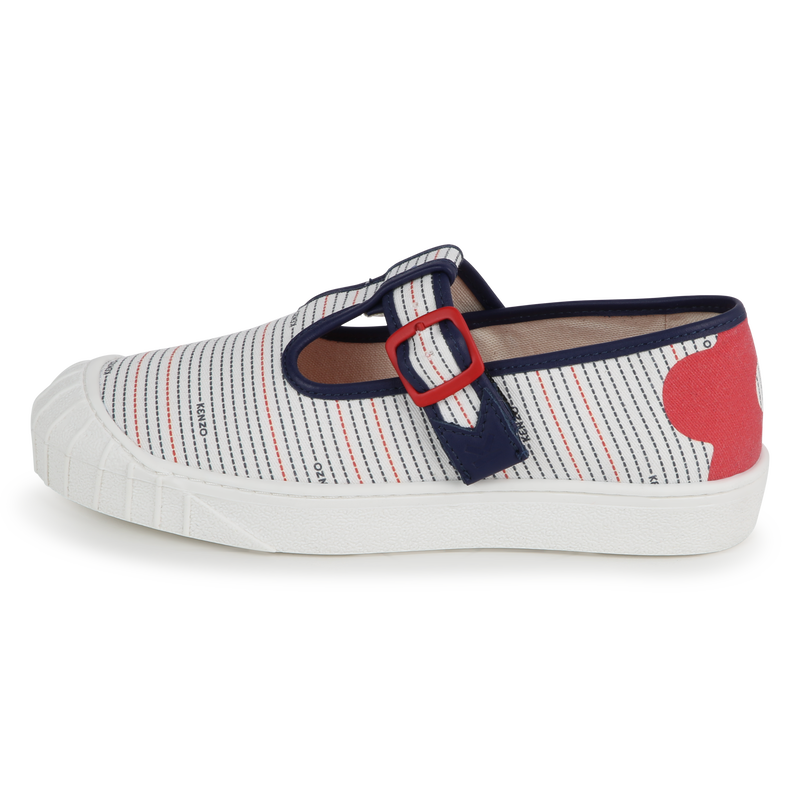 Canvas buckled sneakers KENZO KIDS 
                    UNISEX
