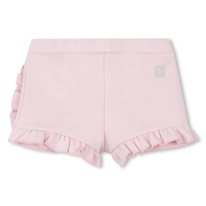 Frilled fleece shorts GIVENCHY 
                    GIRL