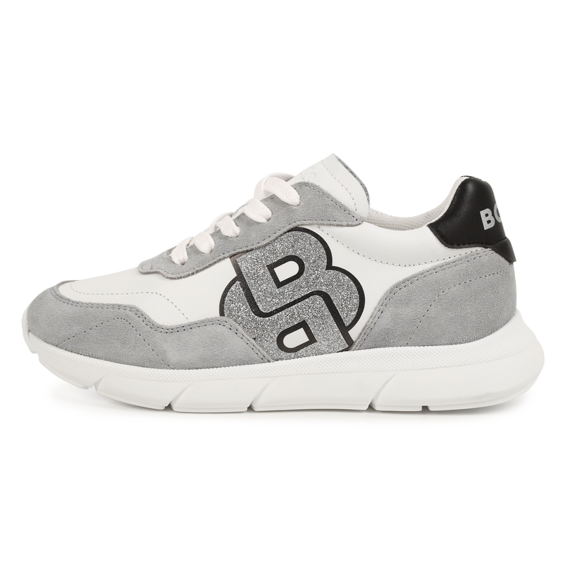 Lace-Up Leather Sneakers BOSS 
                    GIRL