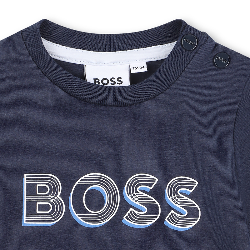 T-shirt with logo print BOSS 
                    BOY