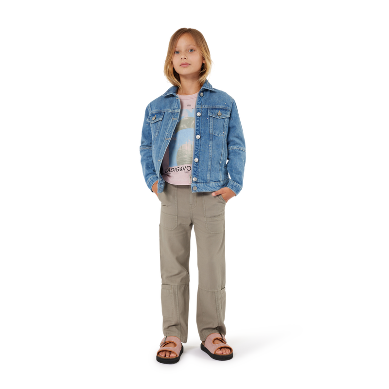Light Cotton Cargo Pants ZADIG & VOLTAIRE 
                    GIRL
