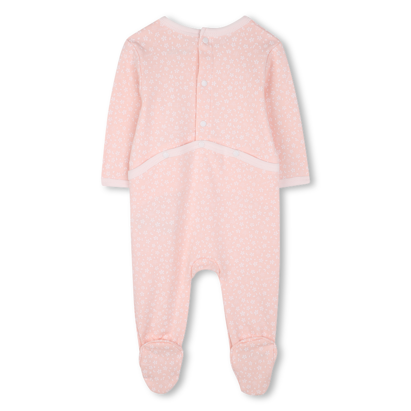 Cotton press-stud pajamas KENZO KIDS 
                    GIRL