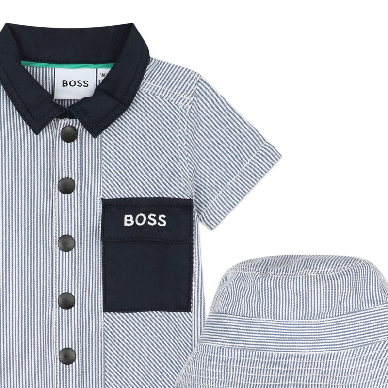 Striped cotton ensemble BOSS 
                    BOY