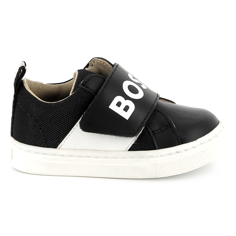 Leather Velcro sneakers BOSS 
                    BOY