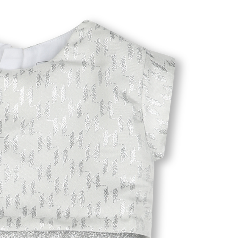 Couture-Style Printed Dress KARL LAGERFELD KIDS 
                    GIRL