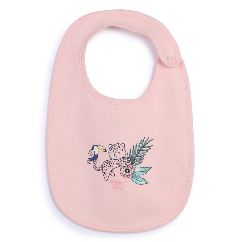 Cotton Pajamas, Hat & Bib KENZO KIDS 
                    GIRL