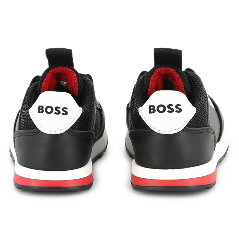 Lace-up leather sneakers BOSS 
                    BOY