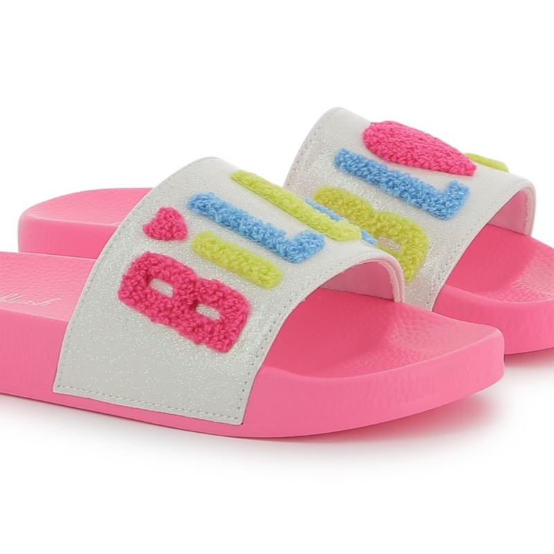 Fleece logo sliders BILLIEBLUSH 
                    GIRL