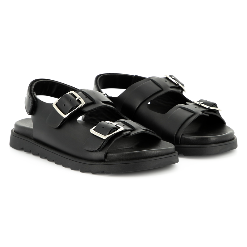 Buckled leather sandals THE MARC JACOBS 
                    BOY