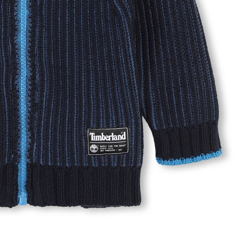 Cotton & Wool Cardigan TIMBERLAND 
                    BOY