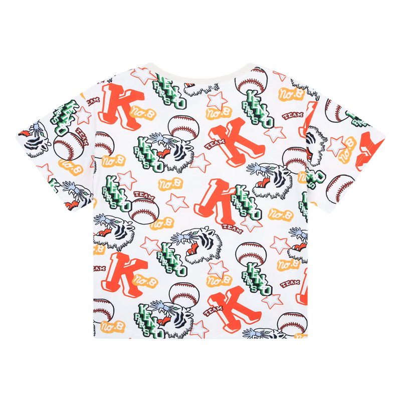Printed cotton t-shirt KENZO KIDS 
                    BOY